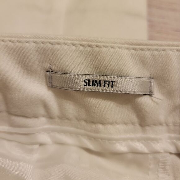 Van Heusen Studio white slim fit dress pants - Picture 4 of 8